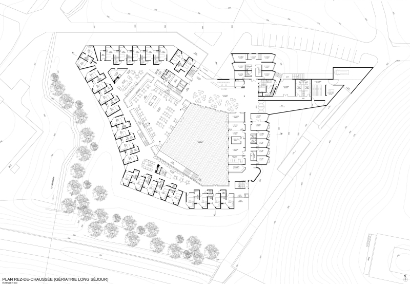 Retirement home, Maison de retraite, Suisse, 2013, Dragan Architecture, Paris
